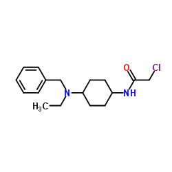 N-{4-[Benzyl(ethyl)amino]cyclohexyl}-2-chloroacetamide Structure