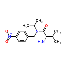 N-Isopropyl-N-(4-nitrobenzyl)-L-valinamide Structure