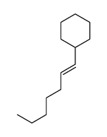 hept-1-enylcyclohexane Structure
