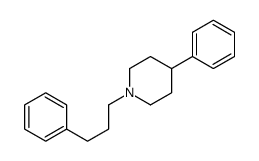 4-phenyl-1-(3-phenylpropyl)piperidine结构式