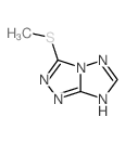 Methyl 7H-[1,2,4]triazolo[4,3-b][1,2,4]triazol-3-yl sulfide结构式