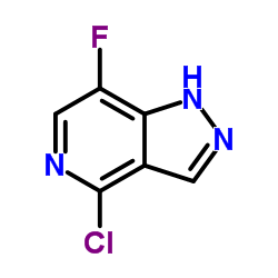 4-chloro-7-fluoro-1H-pyrazolo[4,3-c]pyridine Structure