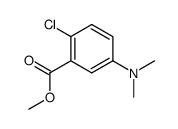 2-Chloro-5-dimethylamino-benzoic acid methyl ester Structure