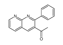 1-(2-phenyl-1,8-naphthyridin-3-yl)ethanone Structure