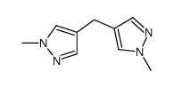 1-methyl-4-[(1-methylpyrazol-4-yl)methyl]pyrazole结构式