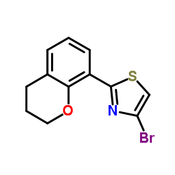 4-Bromo-2-(Chroman-8-Yl)Thiazole Structure