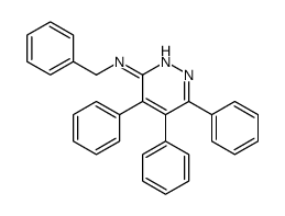 N-benzyl-4,5,6-triphenylpyridazin-3-amine Structure