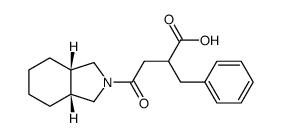 4-[(3aR,7aS)-octahydro-2H-isoindol-2-yl]-4-oxo-2-benzyl-butanoic acid Structure