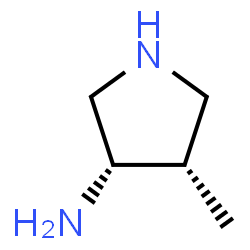 3-Pyrrolidinamine,4-methyl-,(3S-cis)-(9CI)结构式