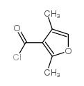 3-Furancarbonyl chloride, 2,4-dimethyl- (9CI) Structure