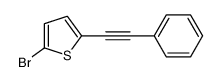 2-bromo-5-(2-phenylethynyl)thiophene Structure