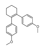 1,2-Bis(p-methoxyphenyl)cyclohexene结构式