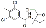 3,5-dichloro-N-(1-chloro-3-methyl-2-oxo-pentan-3-yl)-4-methyl-benzamide Structure