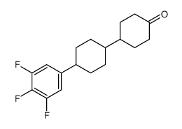 4-[4-(3,4,5-trifluorophenyl)cyclohexyl]cyclohexan-1-one结构式