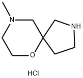9-methyl-6-oxa-2,9-diazaspiro[4.5]decane dihydrochloride Structure