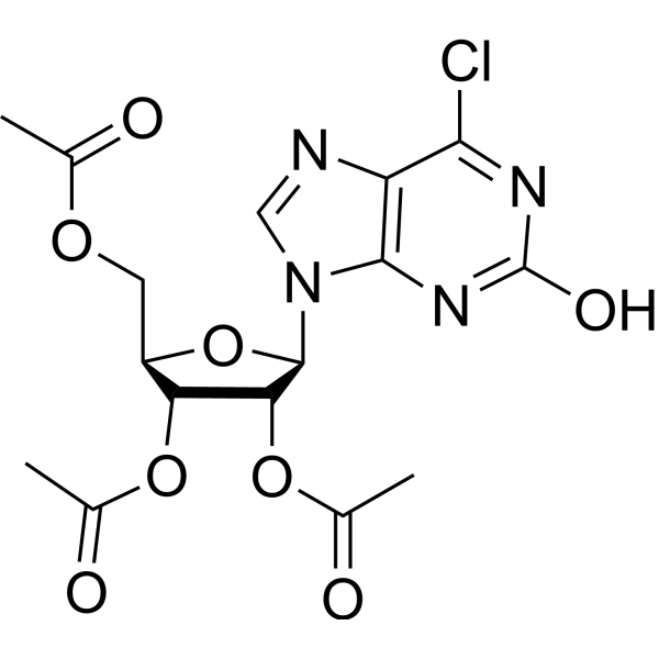 6-Chloro-2-hydroxy-9-(2',3',5'-tri-O-acetyl-b-D-ribofuranosyl)purine picture