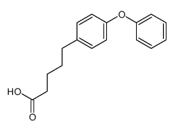 5-(4-phenoxyphenyl)pentanoic acid结构式