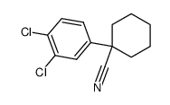 1-(3,4-DICHLOROPHENYL)CYCLOHEXANECARBONITRILE结构式