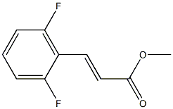 (E)-methyl 3-(2,6-difluorophenyl)acrylate Structure
