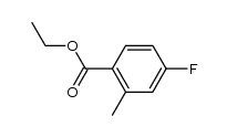 ethyl 4-fluoro-2-methylbenzoate Structure