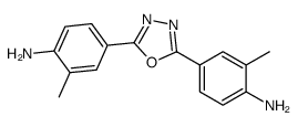 4-[5-(4-amino-3-methylphenyl)-1,3,4-oxadiazol-2-yl]-2-methylaniline结构式