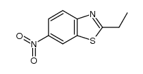 Benzothiazole, 2-ethyl-6-nitro- (8CI,9CI) structure