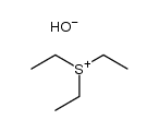 triethyl sulfonium , triethyl sulfonium hydroxide Structure