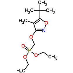 Diethyl ({[4-methyl-5-(2-methyl-2-propanyl)-1,2-oxazol-3-yl]oxy}methyl)phosphonate Structure