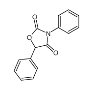 3,5-diphenyl-oxazolidine-2,4-dione结构式
