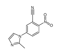 5-(2-methylimidazol-1-yl)-2-nitrobenzonitrile Structure