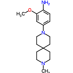 2-methoxy-4-(9-methyl-3,9-diazaspiro[5.5]undecan-3-yl)aniline Structure