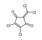 2,3-dichloro-5-(dichloromethylidene)cyclopent-2-ene-1,4-dione picture