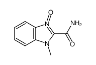 2-Benzimidazolecarboxamide,1-methyl-,3-oxide(8CI) structure