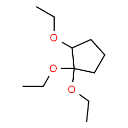Cyclopentane, 1,1,2-triethoxy- (9CI)结构式