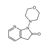 1-Morpholin-4-yl-1,3-dihydro-pyrrolo[2,3-b]pyridin-2-one Structure