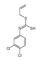 prop-2-enyl N-(3,4-dichlorophenyl)carbamodithioate Structure