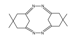 15,5,45,5-tetramethyl-2,3,5,6-tetraaza-1,4(1,3)-dicyclohexana-cyclohexaphane-1,3,4,5-tetraene结构式