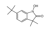 6-tert-butyl-1-hydroxy-3,3-dimethyl-1,3-dihydro-indol-2-one Structure