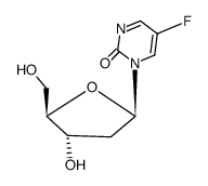 1-(β-D-erythro-2-deoxy-pentofuranosyl)-5-fluoro-1H-pyrimidin-2-one Structure