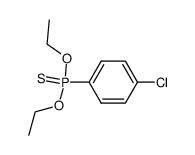 O,O'-diethyl 4-chlorophenylphosphonothioate Structure