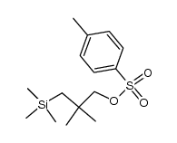 2,2-dimethyl-3-(trimethylsilyl)propyl tosylate结构式