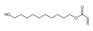 10-hydroxydecyl prop-2-enoate Structure