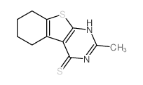 [1]Benzothieno[2,3-d]pyrimidine-4(3H)-thione,5,6,7,8-tetrahydro-2-methyl- structure