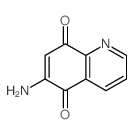 5,8-Quinolinedione,6-amino-结构式