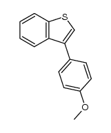 3-(4-methoxy-phenyl)-benzo[b]thiophene结构式