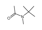 N-t-butyl-N-methylacetamide Structure