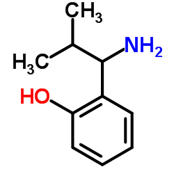 2-(1-Amino-2-methylpropyl)phenol结构式