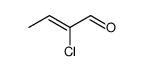 (Z)-2-chlorobut-2-enal Structure