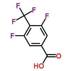 3,5-Difluoro-4-(trifluoromethyl)benzoic acid Structure