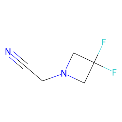 2-(3,3-difluoroazetidin-1-yl)acetonitrile结构式